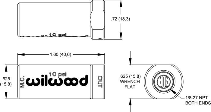 Wilwood Residual Valves