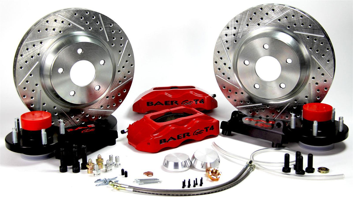 1965-1969 Lincoln 13" Baer Brakes Front Track4 Disc Brake Systems